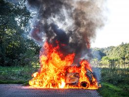 Auto die na steekpartij Emmer-Compascuum was gestolen is uitgebrand teruggevonden