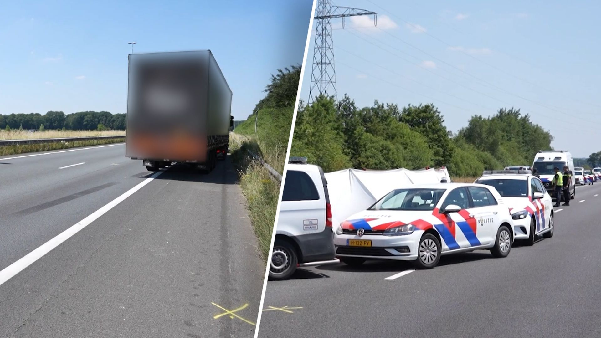 Twee mensen overleden na aanrijding op A73: chauffeur hoort strafeis