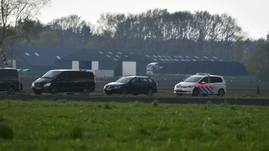 politie bij Friese grens