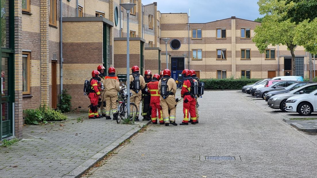 Brandweermensen in de Wibenaheerd