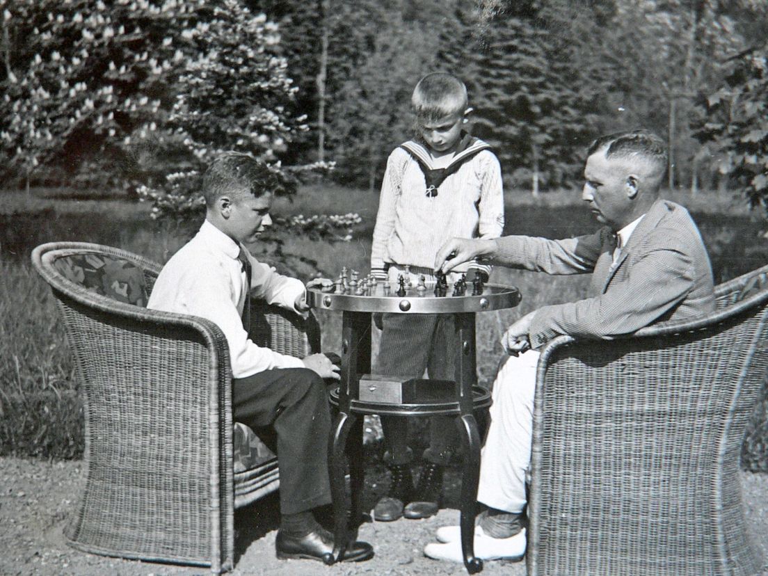 Pieter, Jan en Michiel Hoogendijk, 1932