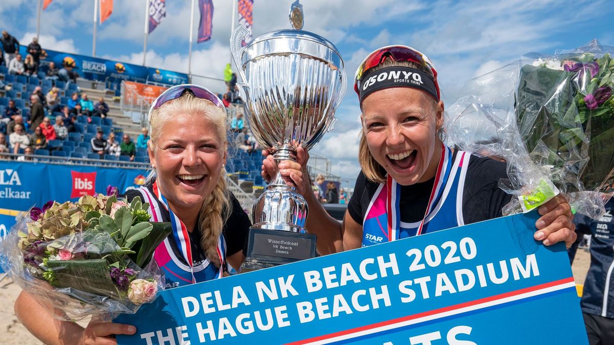 Nederlands kampioene beachvolleybal Katja Stam is nog in de race voor de Spelen
