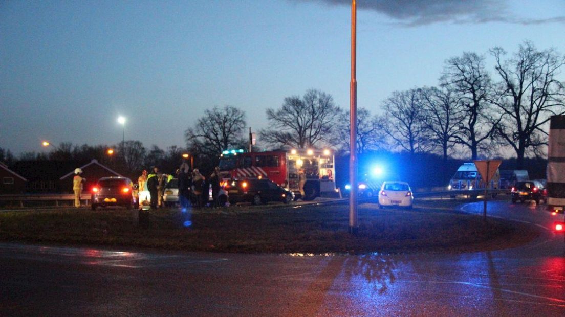 File op N35 van Nijverdal richting Almelo door ongeval