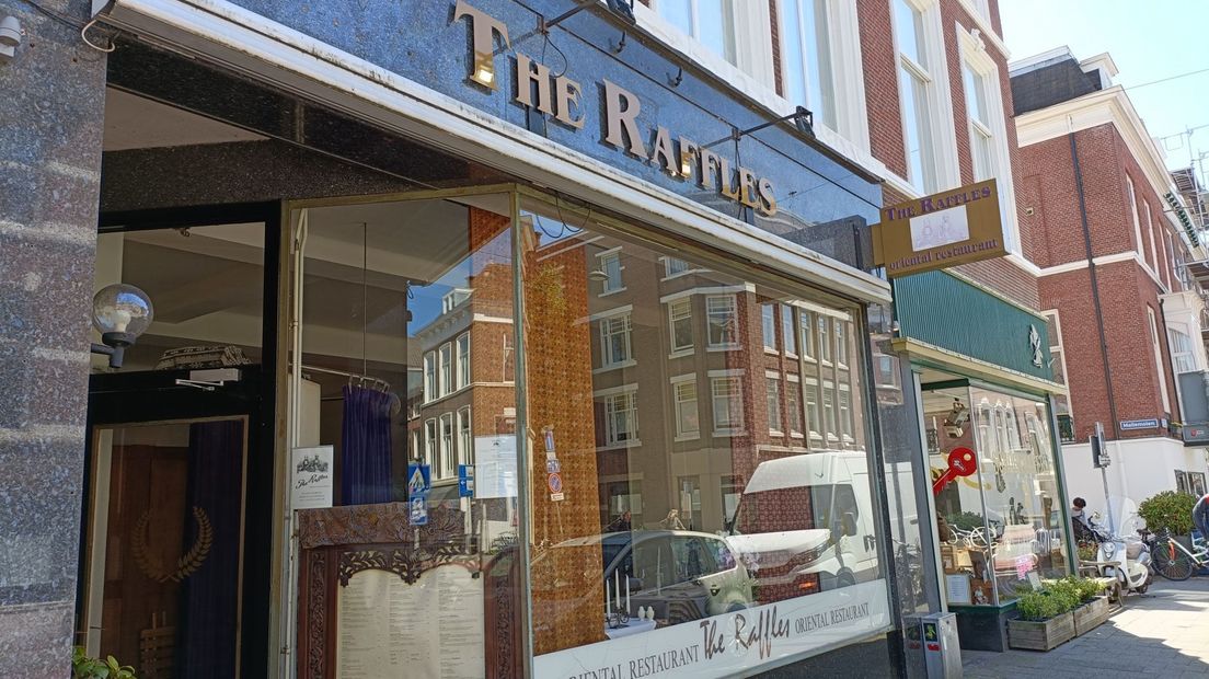 Restaurant The Raffles aan de Javastraat in Den Haag