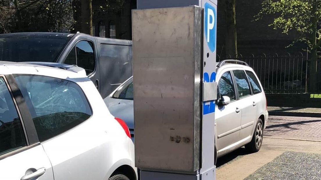 Doe geen geld in de automaat het is gratis