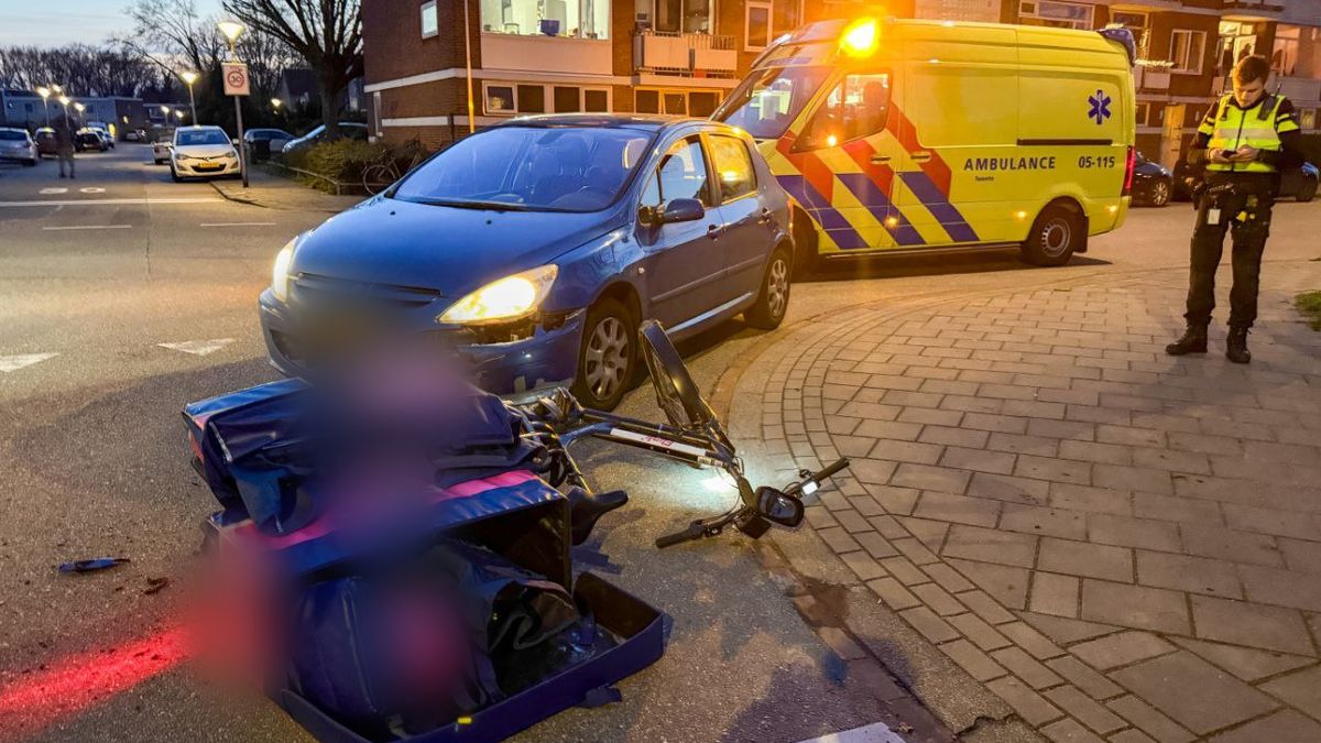 112 Nieuws: Bestuurder aangehouden na botsing met fietskoerier
