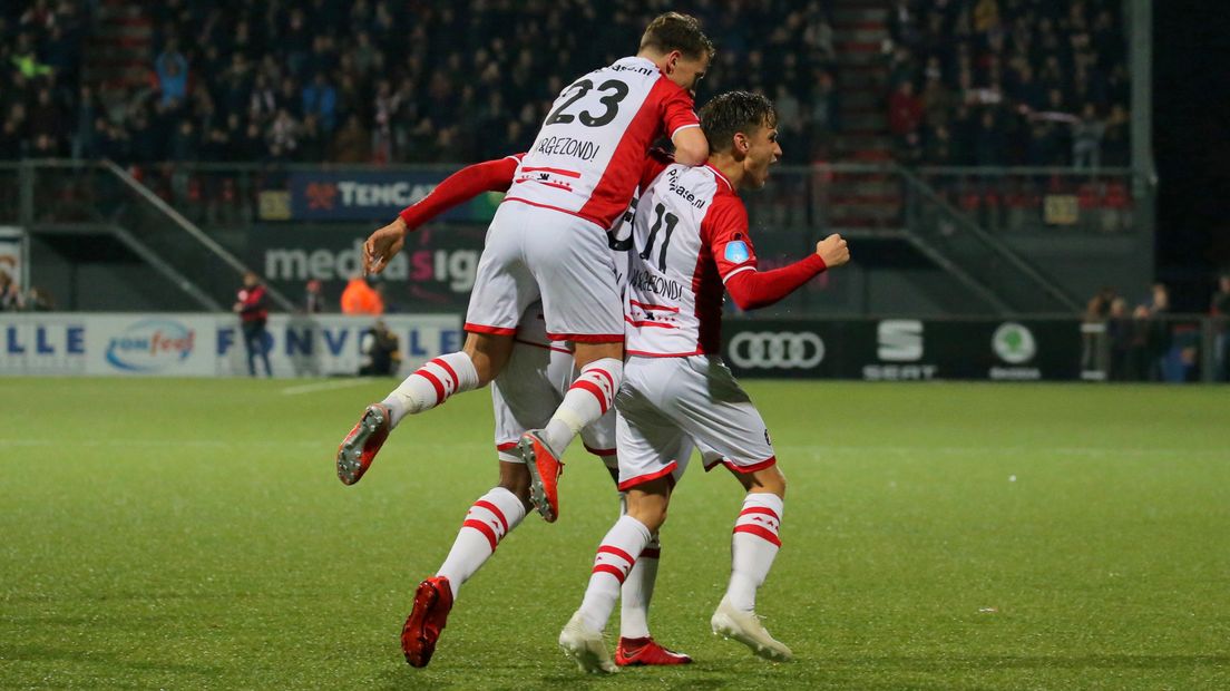 Kan FC Emmen zich morgen verzekeren van nog een jaar eredivisie? (Rechten: Gerrit Rijkens)