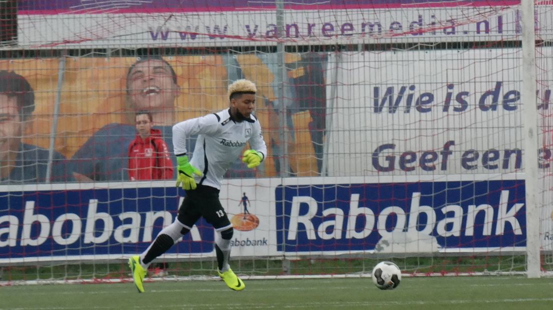 Doelman Rodney Ubbergen is geblesseerd