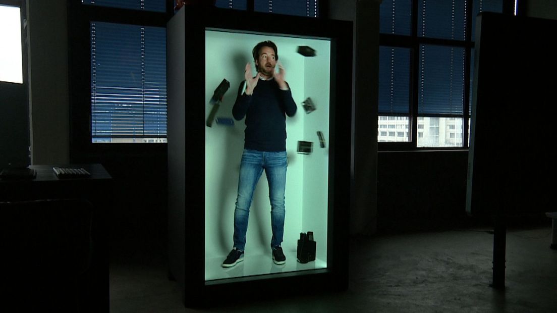 Dit is zo'n hologram van HEREweHOLO