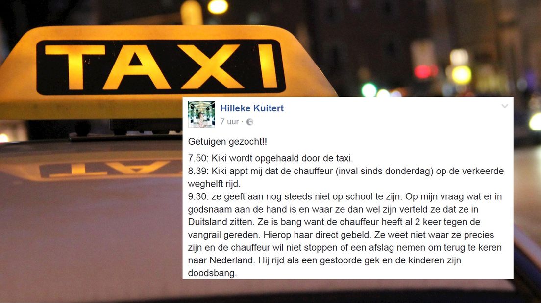 Het bericht van Hilleke op Facebook