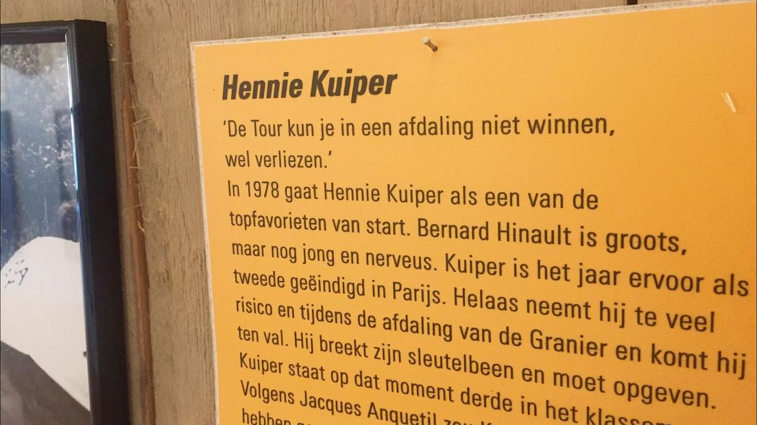 Hennie Kuiper breekt een sleutelbeen