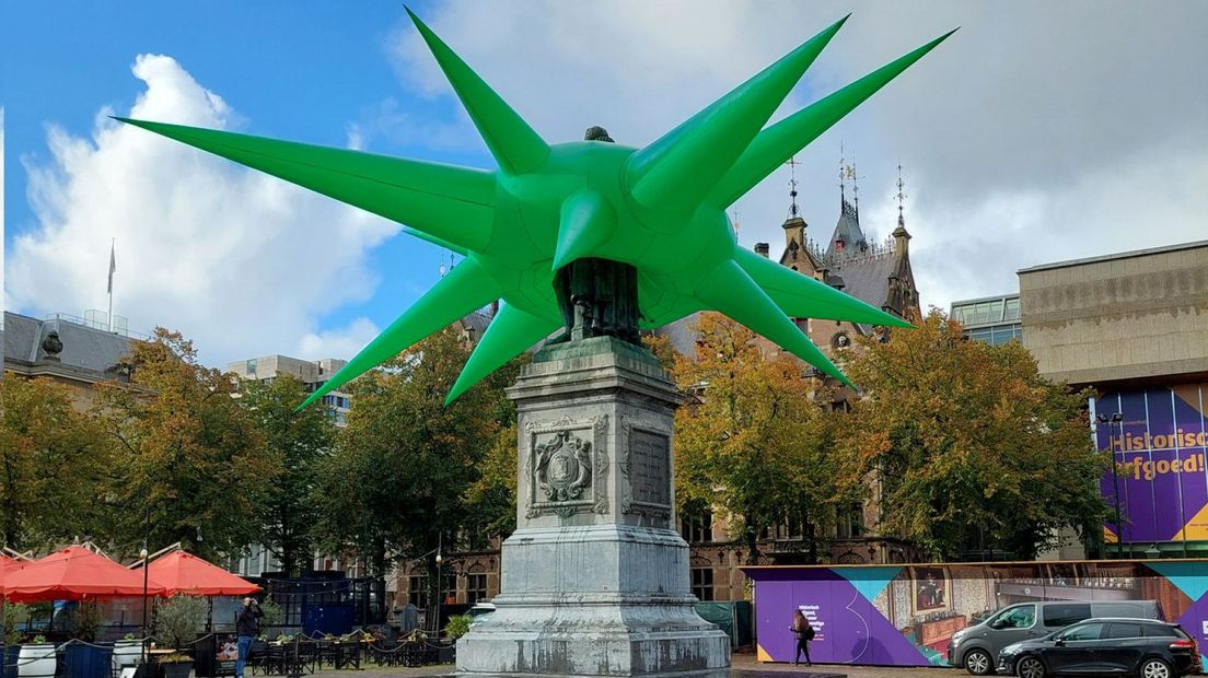 Een van de kunstwerken van vorig jaar