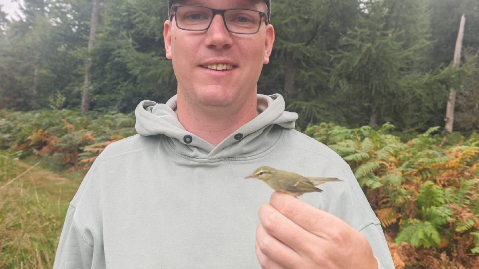 Huh?! Deze vogel heb ik hier nog nooit gezien!