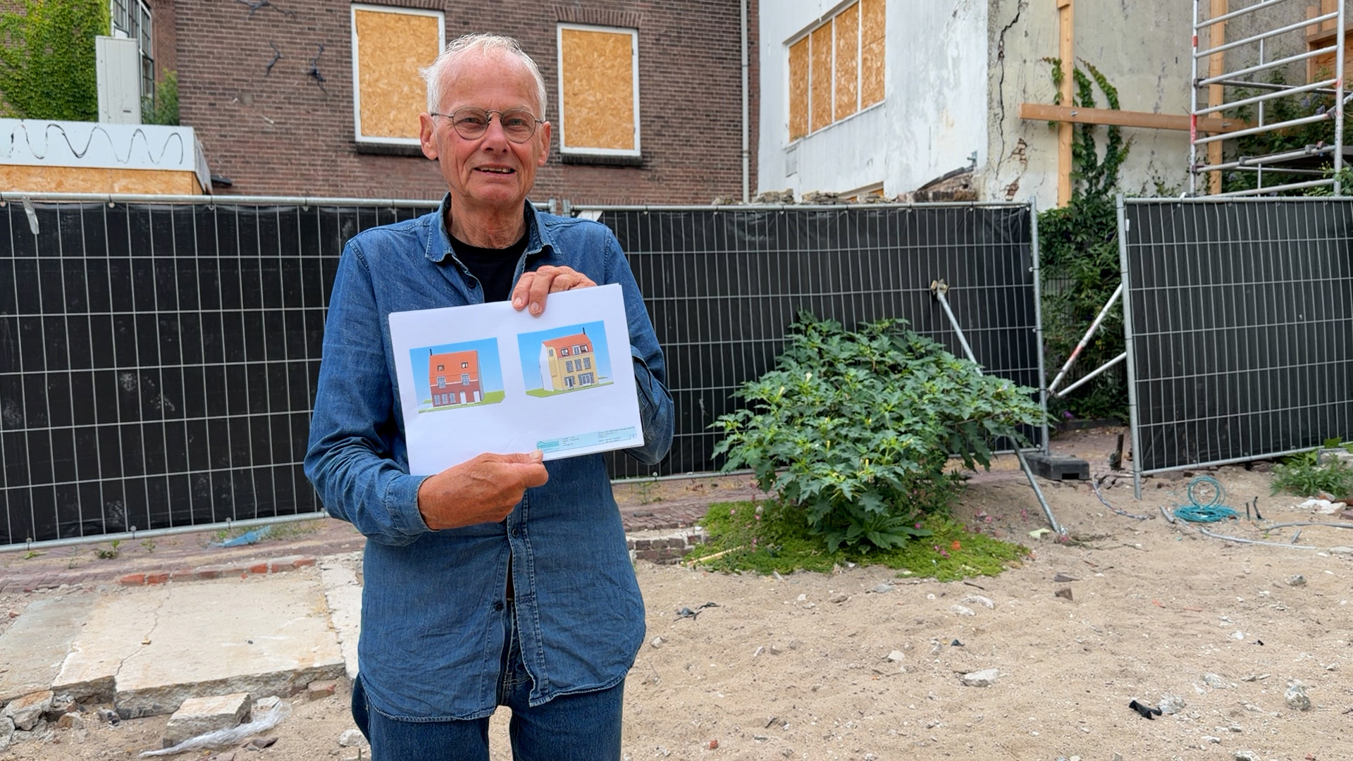 Han en Claudia moeten compleet nieuw huis bouwen na explosie Visscherssteeg
