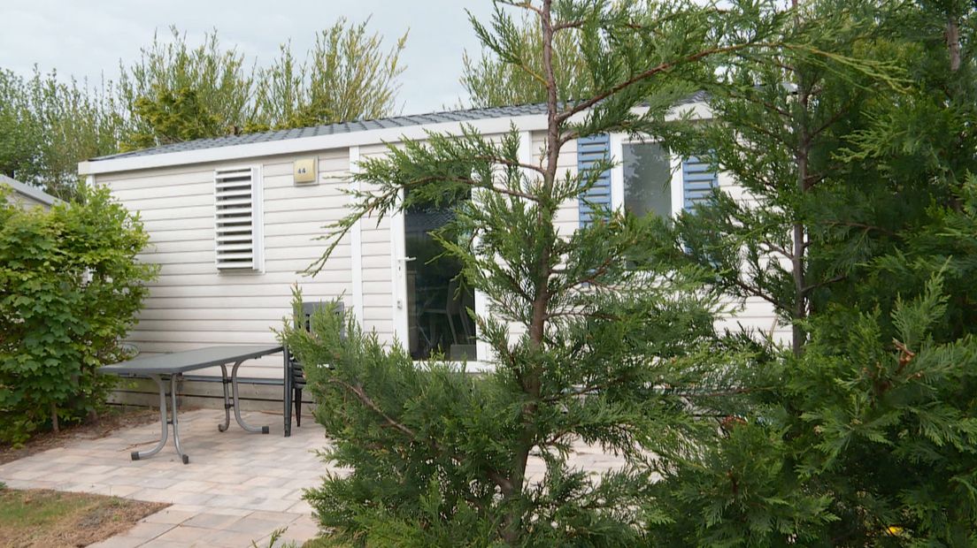 Een stacaravan op Vakantiepark Koningshof