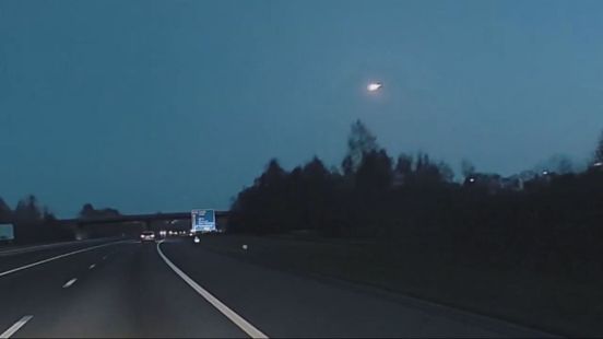 Vuurbal gezien boven Gelderland: 'Vijf explosies achter elkaar'
