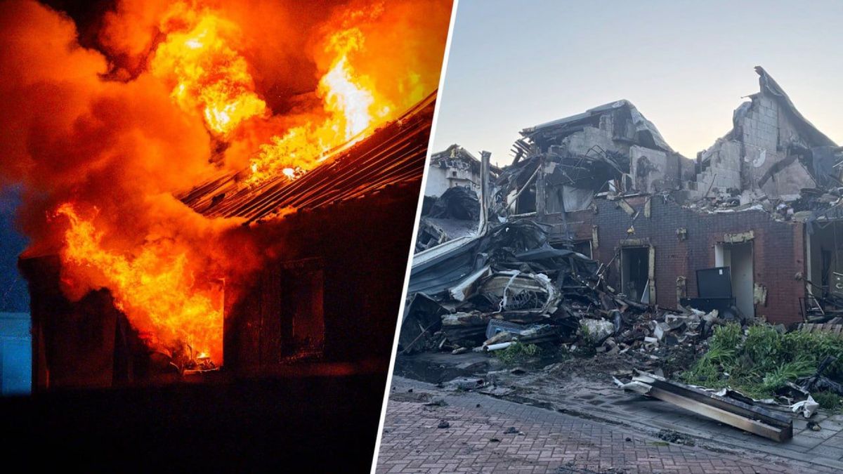 Huizenblok in Didam verwoest door grote brand