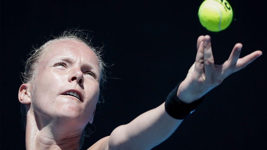 Kiki Bertens op de Australian Open