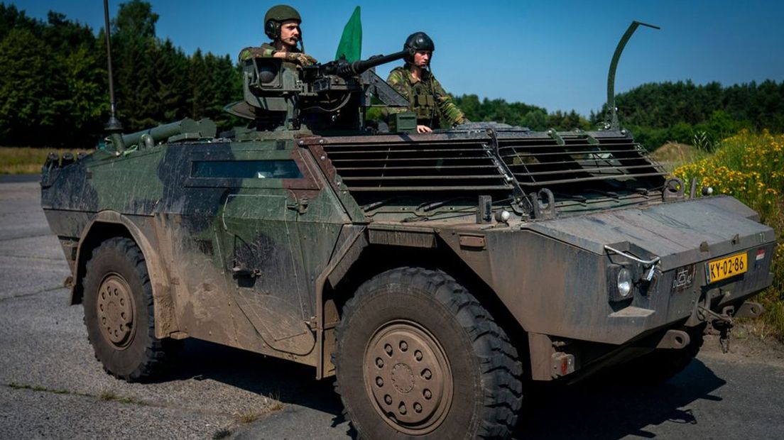 Foto ter illustratie. Koninklijke Landmacht houdt jaarlijkse oefening.