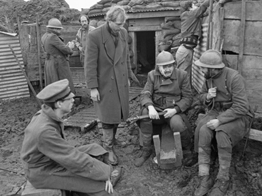 Op de set van Het Veld van Eer