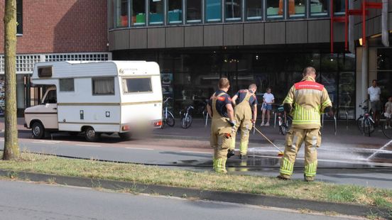 Camper in brand