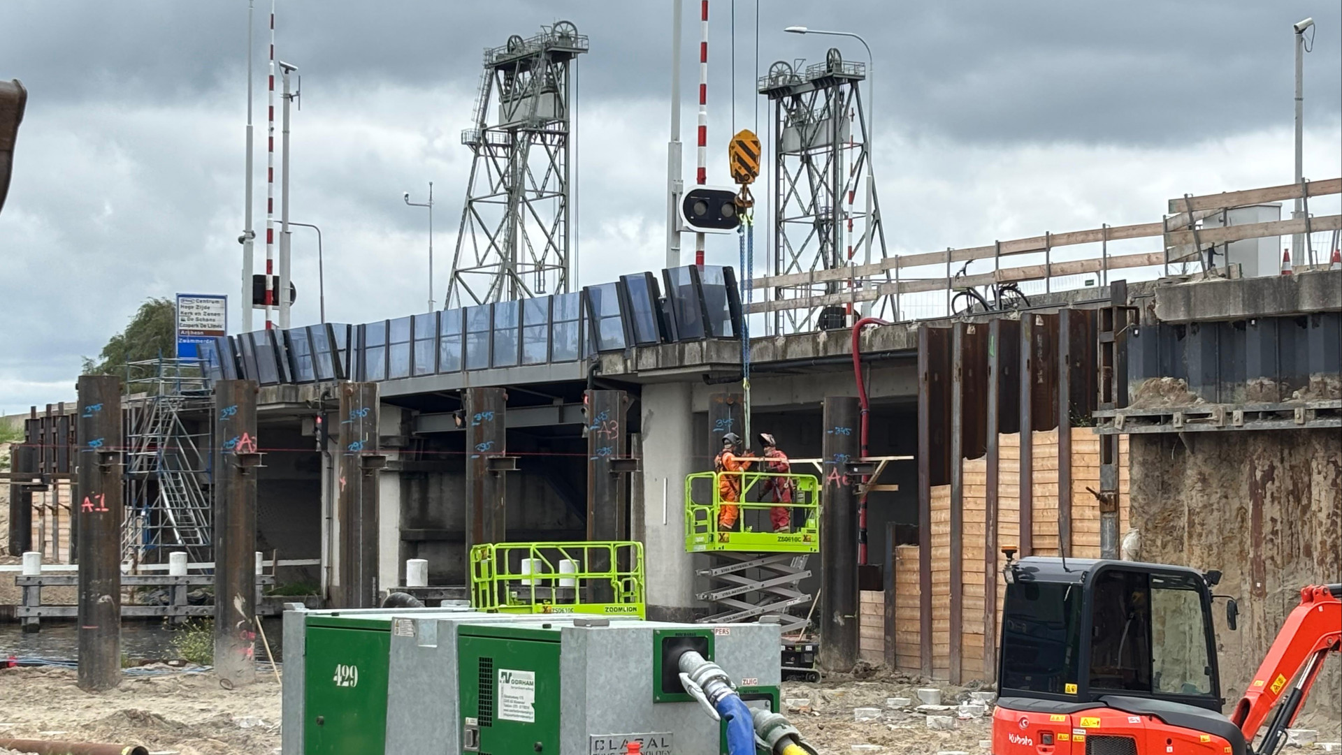Werkzaamheden aan de Steekterbrug