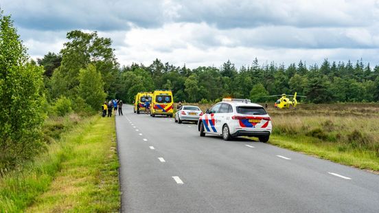 Traumahelikopter rukt uit voor zwaargewonde wielrenner