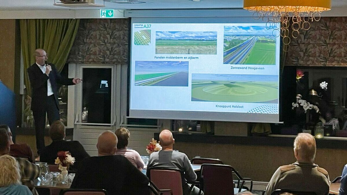 Zonneroute A37 als duurzaam spaarpotje omwonenden: 'Winst moet in omgeving landen'
