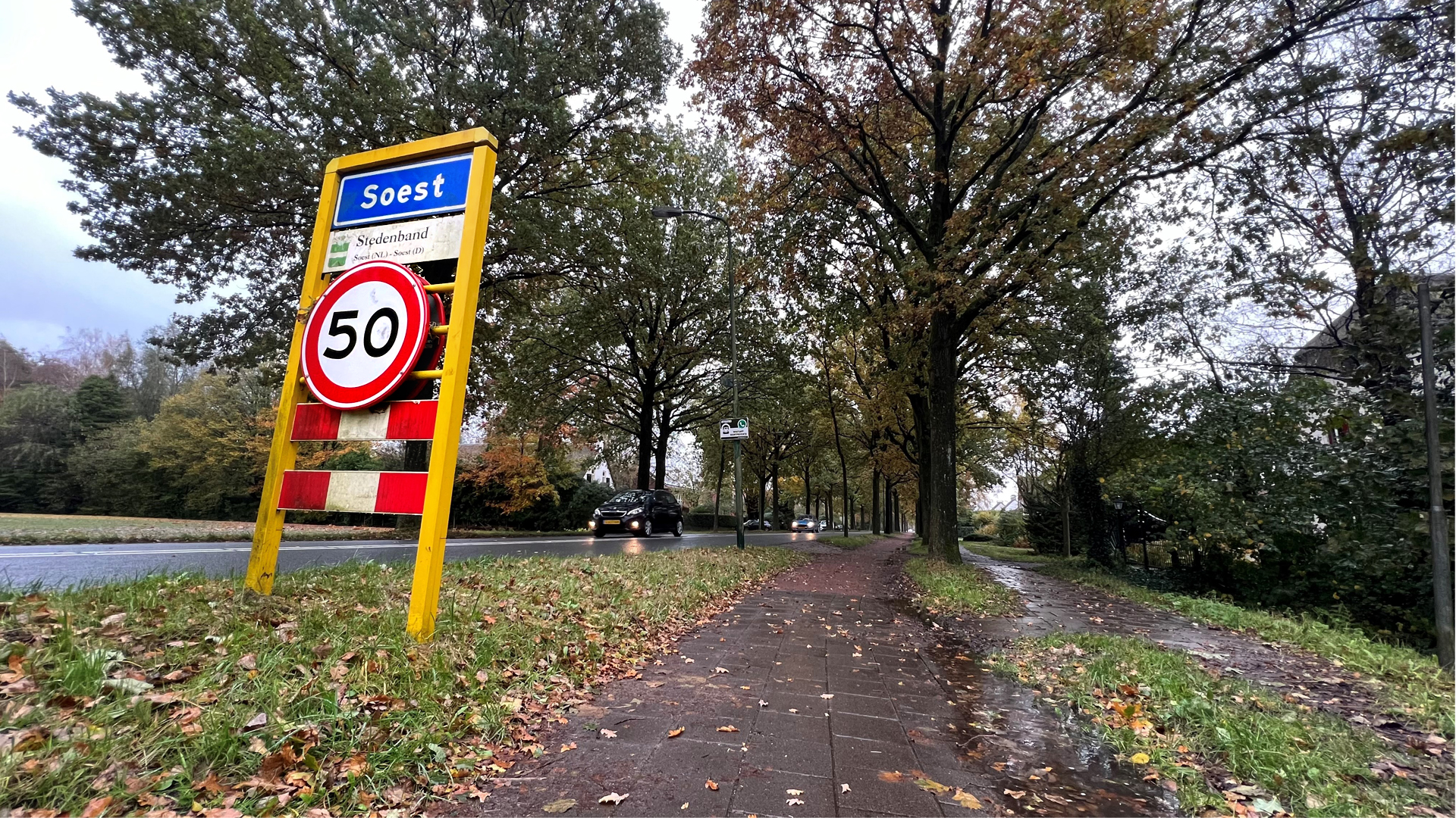 De Stadhouderslaan tussen Baarn en Soest.