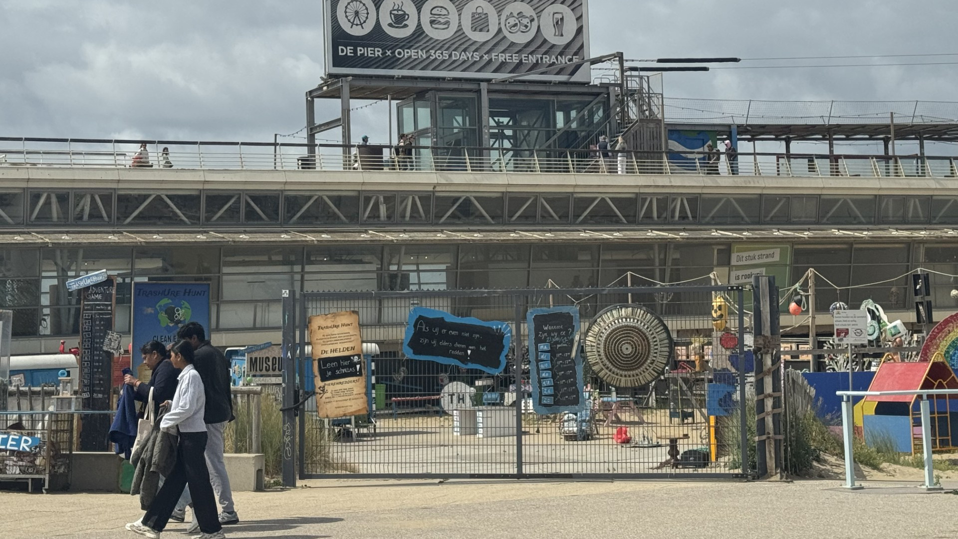 De Pier gezien vanaf de noordkant