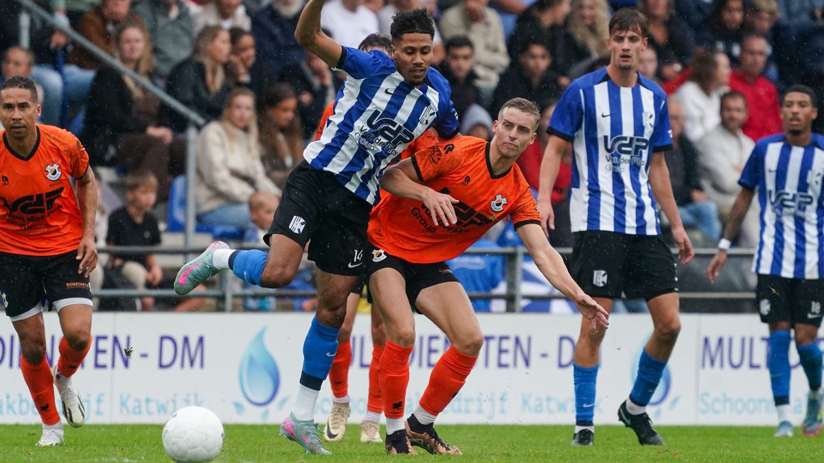 Twee oude bekenden tegenover elkaar in Katwijkse derby: 'Hoop dat hij een mindere dag heeft'