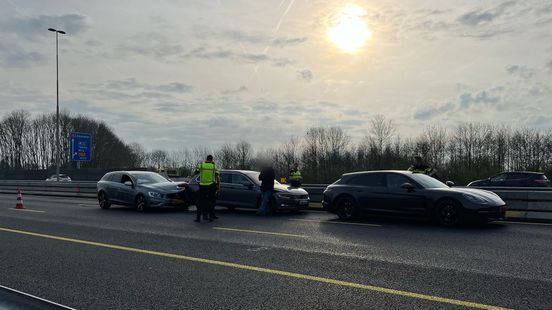 Forse vertraging op A1 na ongeval.