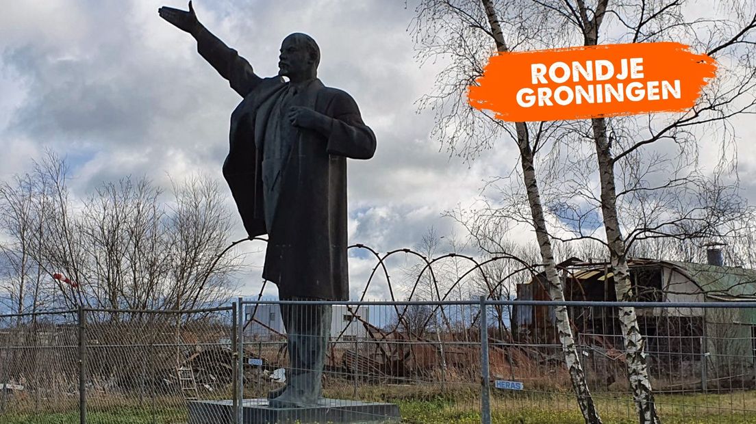 Het beeld van Lenin in Zuidbroek