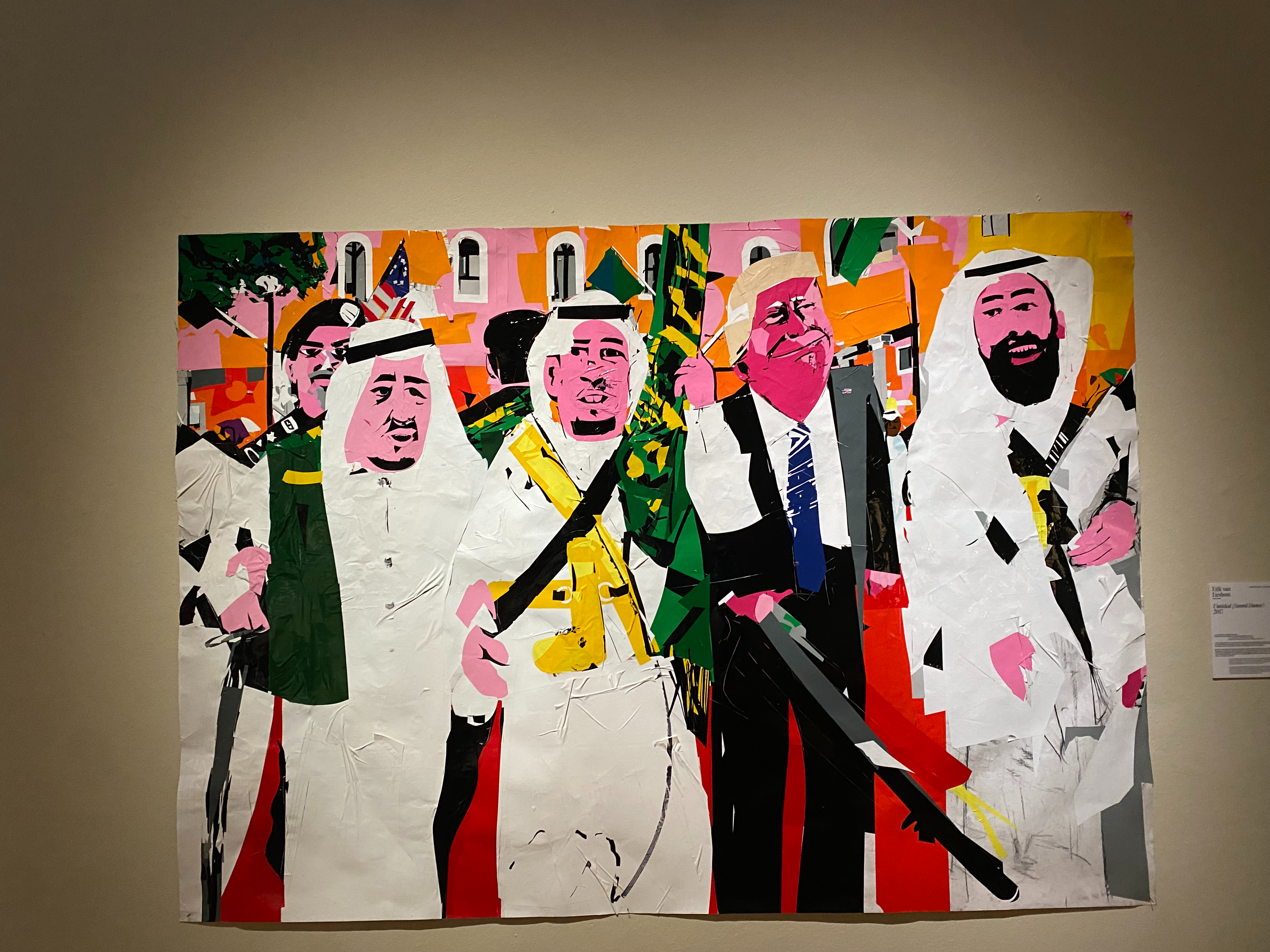 Donald Trump met oliesjeiks van Erik van Lieshout.