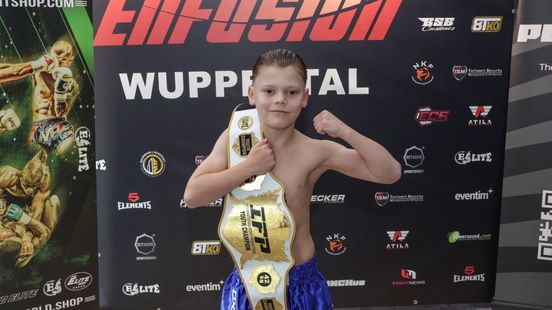 Kickbokser Johannes (10) heeft al 28 titels: ‘Ook bij de profs wil ik de beste van de wereld worden’