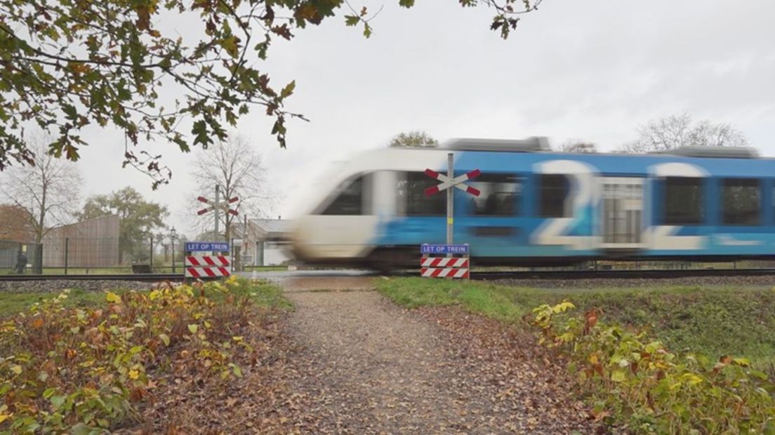 Een onbewaakte overgang in Hof van Twente