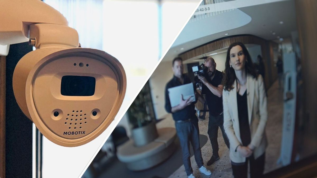 Een camera bepaalt wie er bij deze zorginstelling naar buiten mag en wie niet