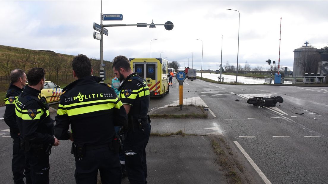 Politie onderzoekt de aanrijding