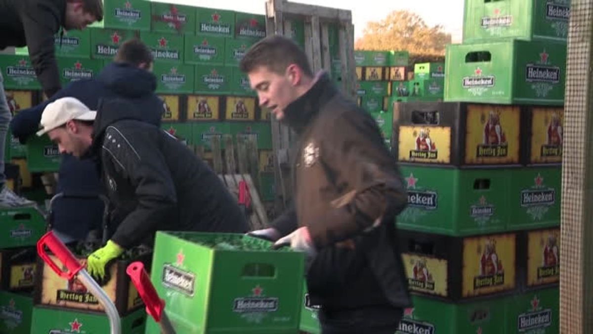 Ruim 1250 lege kratten bier bij jongerenkeet in Heeten