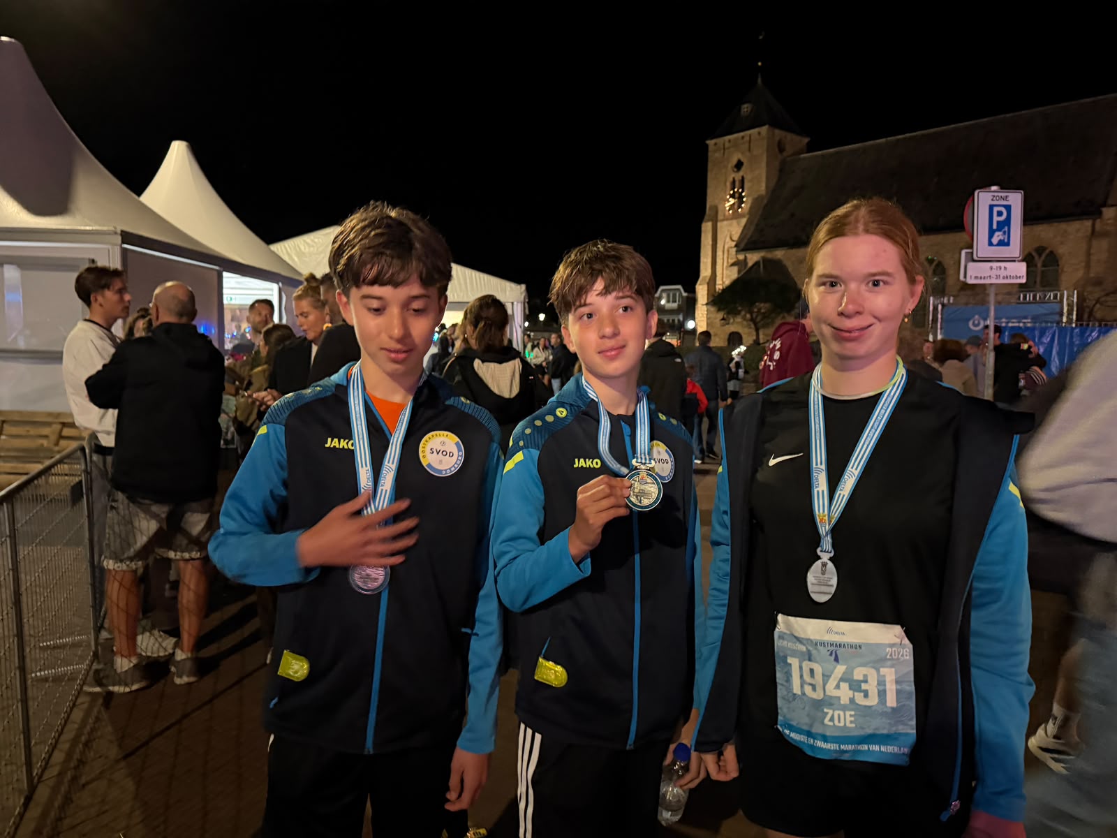 Sjoerd, Lars en Zoë uit Domburg