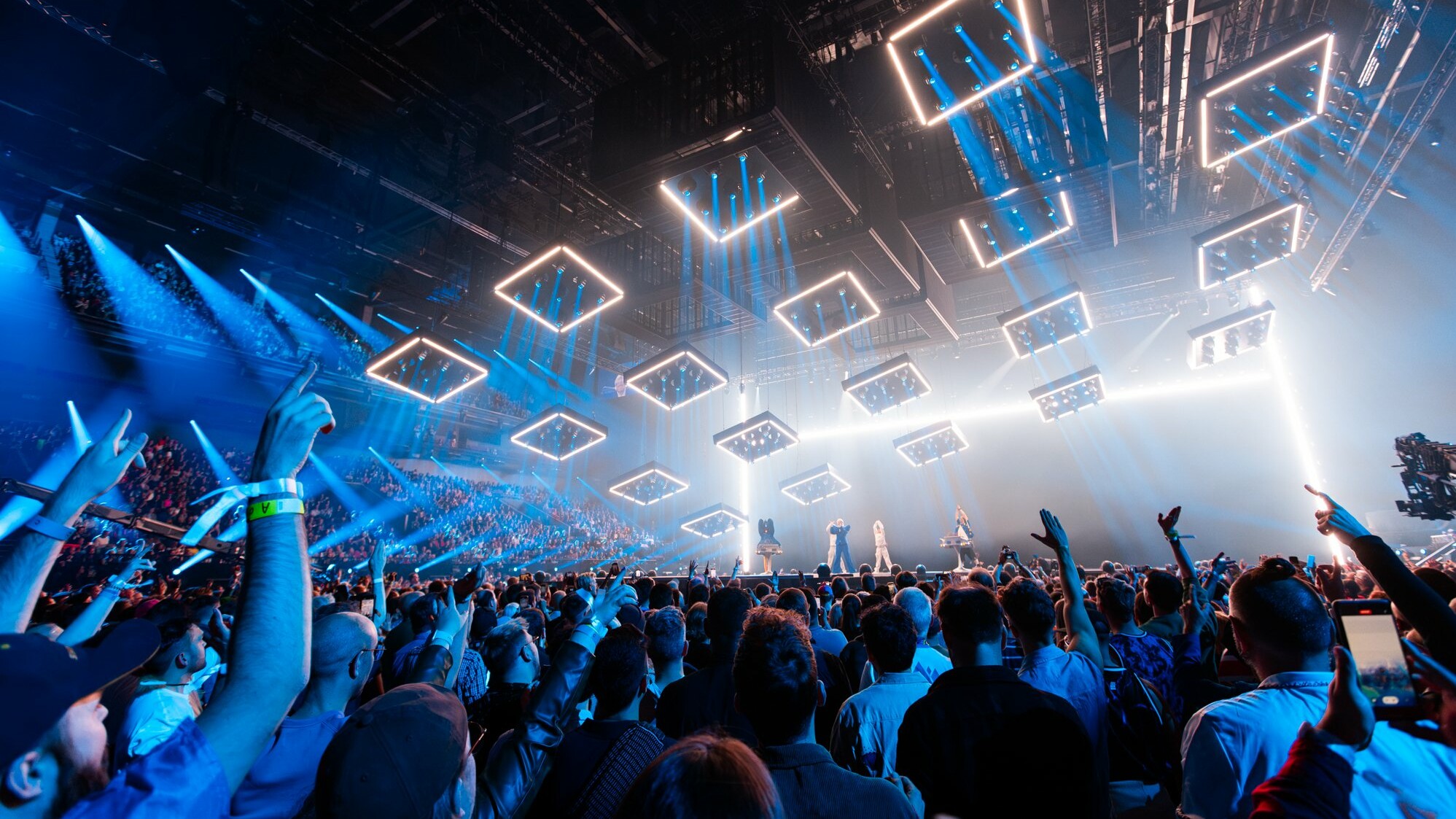 Joost Klein in de halve finale van het Songfestival