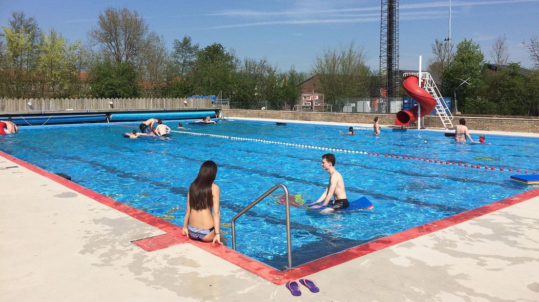 Genieten vandaag bij zwembad De Koet in Kockengen