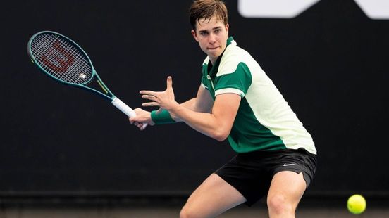 Einde Wimbledon-avontuur voor Tiels tennistalent Thijs Boogaard