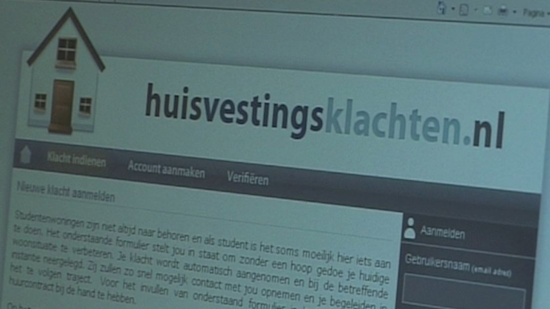 Website voor huisvestingsklachten