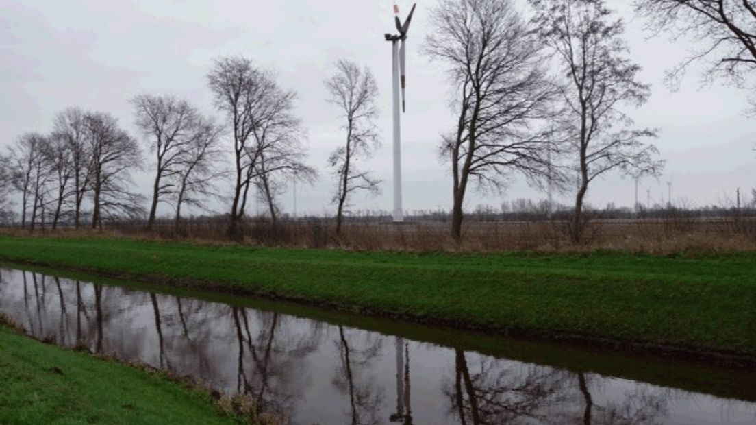 Windmolen in Laar, net over de grens bij Coevorden (Rechten: Bernhard Ensink)