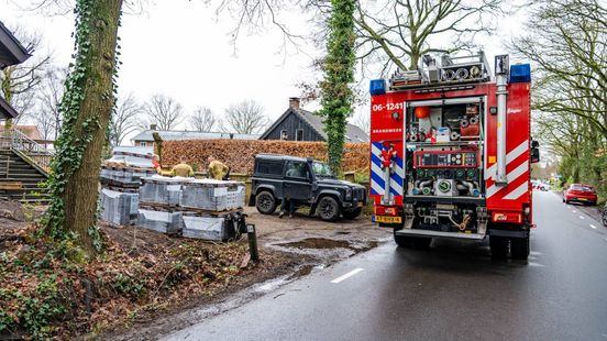 Gasleiding geraakt • brand in slaapkamer