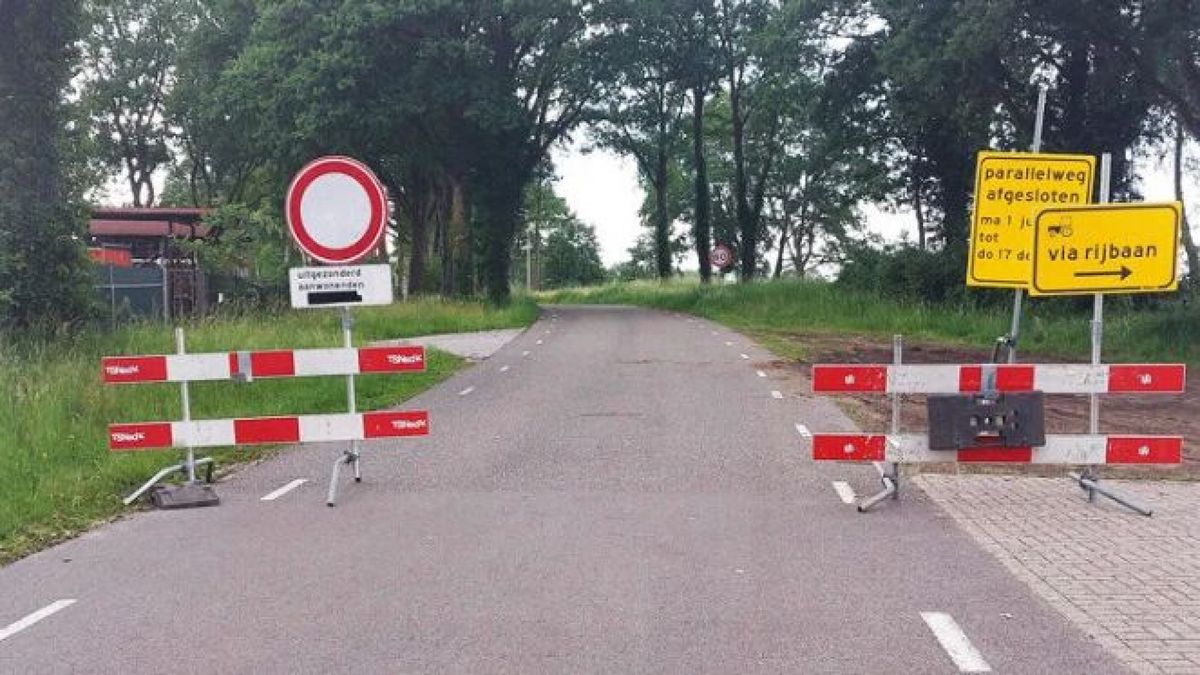 Parallelweg tussen Lochem en Laren ruim half jaar afgesloten