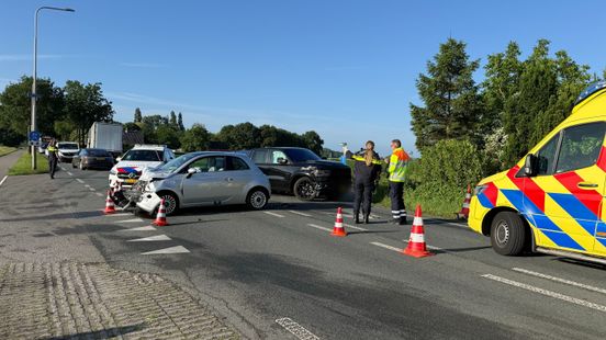 Gewonde bij ongeval N348, weg afgesloten Home