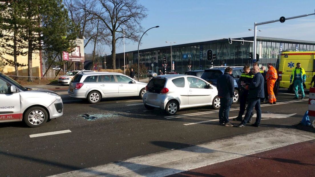 Ongeluk op de Gronausestraat Enschede