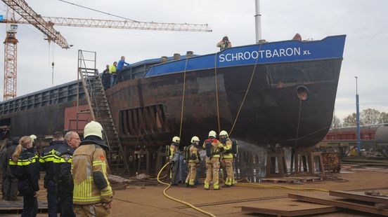 Brand op scheepswerf in Zwartsluis Nieuws
